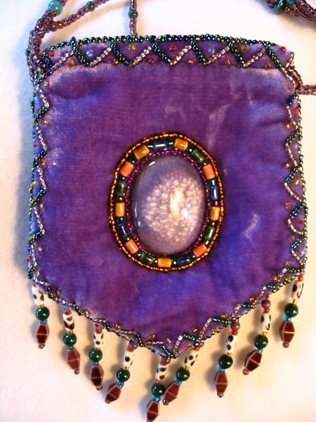 Lavender amulet bag